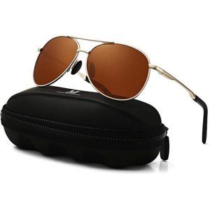 Aviator Sunglasses Men Polarized Women UV Protection Lightweight Driving Fishing